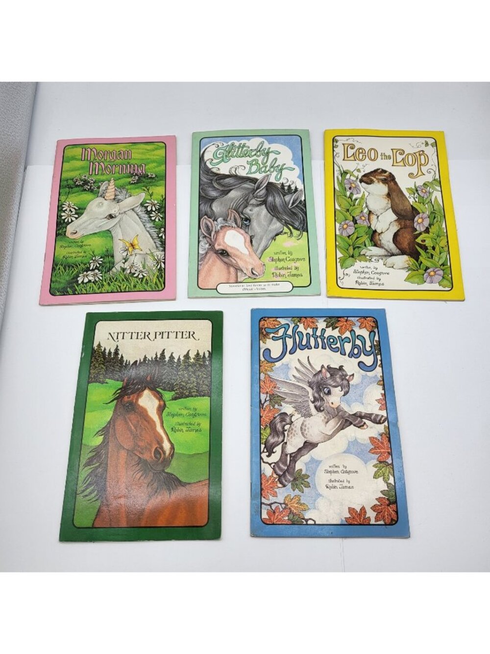 Lot of 5 SERENDIPITY Books Stephen Cosgrove Leo Lop Morgan Morning Flutterby